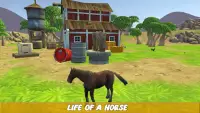 Farm Animals Horse Simulator Screen Shot 0