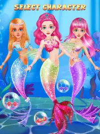 Mermaid Princess Salon Dress Up Screen Shot 2