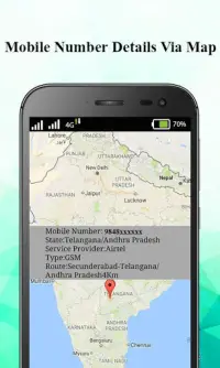Mobile Number Tracker On Map Screen Shot 2
