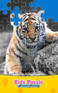 Animal Jigsaw Puzzle Kids Game Screen Shot 0