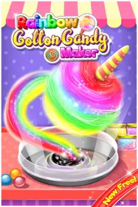 Rainbow Cotton Candy - Cooking Game Screen Shot 0