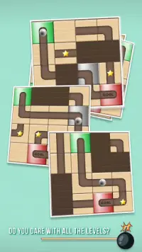 Ball Unblock – Roll the Ball Slide Puzzle Game Screen Shot 2