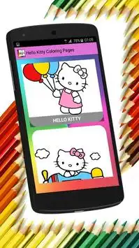 Coloring Book for Kitty Cat Screen Shot 1