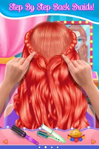 игры для девочек - волосы Screen Shot 13