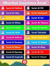 Murotal Al Quran Juzamma Anak Screen Shot 1
