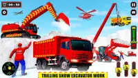 Snow Excavator 3D Simulator Screen Shot 0