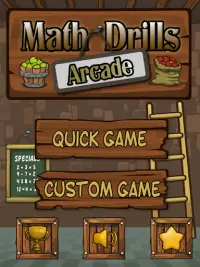 Math Drills Arcade Game Screen Shot 0