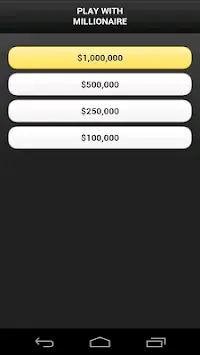 Play with To be A Millionaire Screen Shot 4
