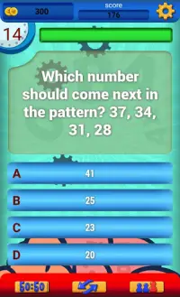 Gratis IQ Test Vragen Quiz Screen Shot 1