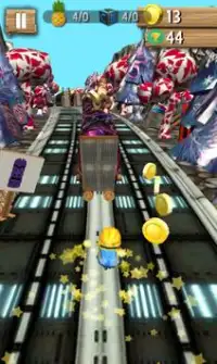 Banana rush  3D: Subway banana 3D Screen Shot 4