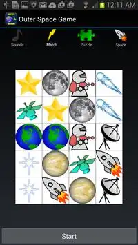 Space Game For Kids Screen Shot 1