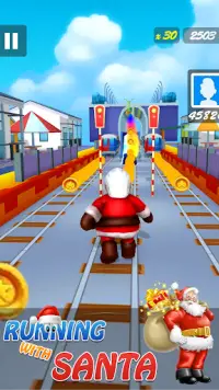 Subway Santa Surf Runner: Santa Run Game Adventure Screen Shot 4