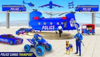 Pengangkut Kendaraan Polisi 3D Screen Shot 23
