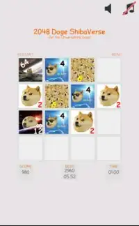 2048 Doge ShibaVerse Screen Shot 0