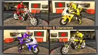 мотоцикл атакующая гонка игры Screen Shot 31