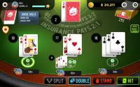 Blackjack 21 -  كازينو على الانترنت مجانا Screen Shot 4