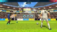 Campionato di calcio-calci di punizione Screen Shot 2