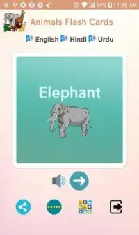 Animals Talking Flashcards for Kids Screen Shot 1