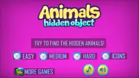 Animal Hidden Object Games Screen Shot 0