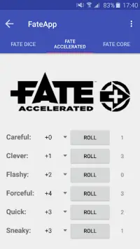 FATE App Screen Shot 3