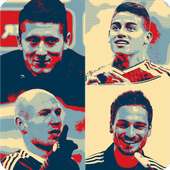 Guess FC Bayern Players on Pop Art