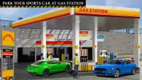 खेल कार गैस स्टेशन पार्किंग Screen Shot 6
