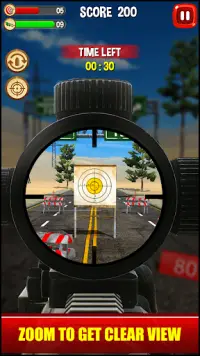 cible tireur monde : sniper pistolet Feu Screen Shot 1