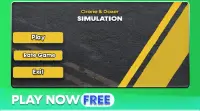 Kransimulation und Bulldozer-Simulationsspiel Screen Shot 3
