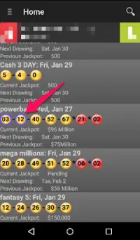 North Carolina Lotto Droid Screen Shot 6