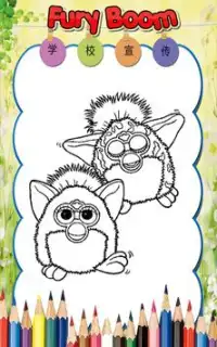 How to color The Furby Bubble Boom Screen Shot 5
