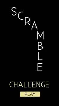 Scramble Challenge Screen Shot 0