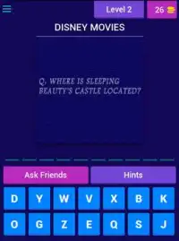 DISNEY TRIVIA FREE QUIZ GAME QUESTIONS AND ANSWERS Screen Shot 16