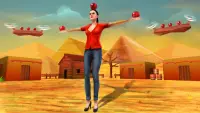 Apple Shooter Girl - 3d Archery Game Screen Shot 2