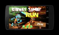 Subway Zombie Run Screen Shot 0