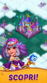 Merge Witches-Match Puzzles Screen Shot 2