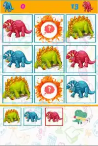Jogo de Sudoku de dinossauro para crianças 3-8 ano Screen Shot 3