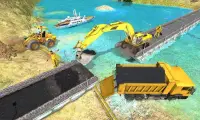 Jalan Nyata Jalan Jembatan Sungai Konstruksi Game Screen Shot 4