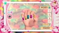 Permainan kuku 3D: Salon manicure Screen Shot 0