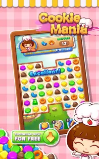 Cookie Mania - Match-3 Sweet G Screen Shot 5