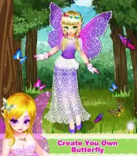 Butterfly Fairy Girls Dress Up Screen Shot 6