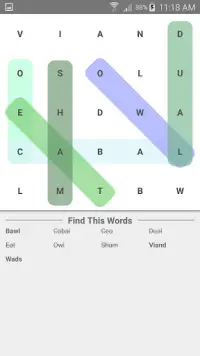 शब्द खोज पहेली खेल Screen Shot 2