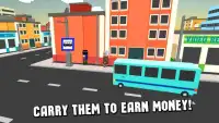 Cube City Bus Simulator 3D Screen Shot 2