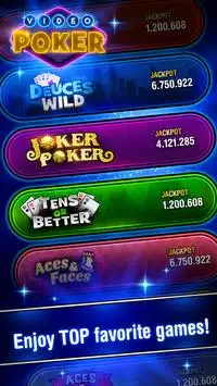 VIDEO POKER - PÓQUER DE VIDEO Screen Shot 1