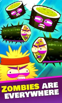 Sushi Pop - Jump and Fight Like a Ninja Screen Shot 0