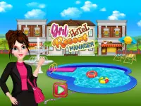 Mädchen Hotel Resort Manager: virtuelle Zimmerre Screen Shot 0