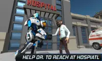 Superhero Flying Future Robot City Rescue Fighter Screen Shot 1