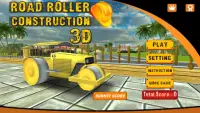 Road Roller Construction 3D Screen Shot 0