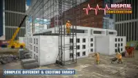 Hospital Building Construction Games City Builder Screen Shot 1
