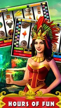 Aztec Idols Slot-A Gold Empire Screen Shot 1