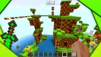 Nowa gra Parkour Race Sonic X Minigame MCPE Screen Shot 6